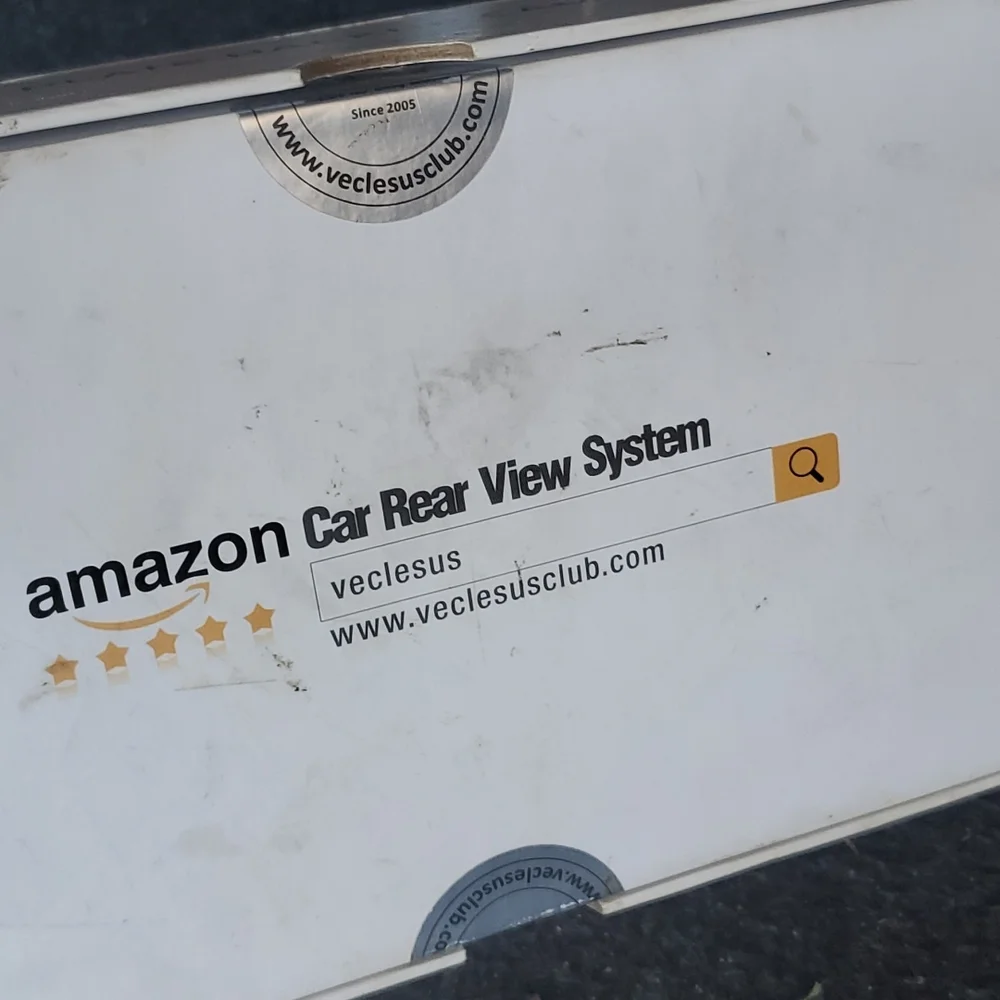 Veclesus license plate rearview camera